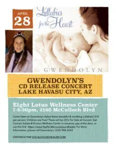 Premiere Lullaby CD Release Concert: Lake Havasu City AZ April 28th, 2017 HAVASU4.28.17CDRELEASE 1 232x300