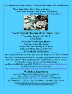 3rd Annual Yuba River Day Retreat Nevada City CA August 10th, 2017 YubaRiver2017REVISED 1 2 232x300