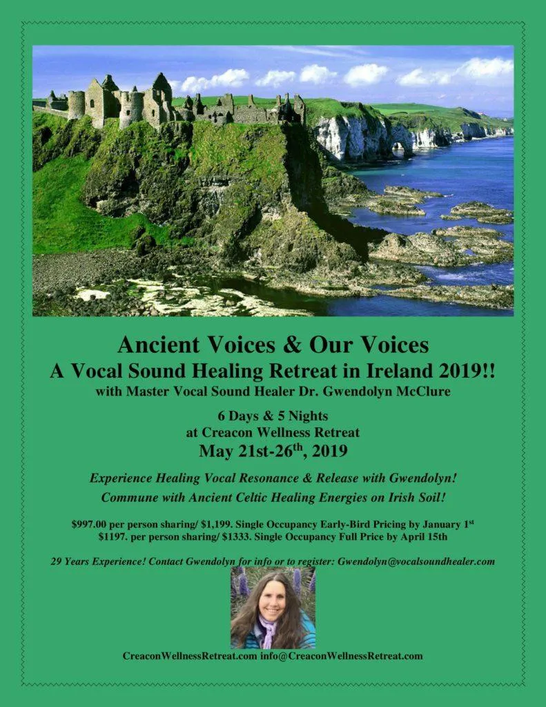 Ancient Voices Our Voices Ireland Retreat Itinerary Ireland Retreat Flyer 1 1 791x1024