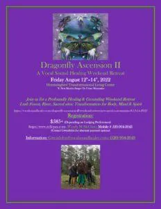 2022Dragonfly Ascension Retreat Flyer HummingbirdRanch 1 232x300