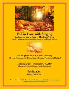 Autumn 2023 Fall in Love with Singing 8-wk Course 9/26 – 11/14 Autumn 2023 Flyer Fall in Love with Singing 1 232x300