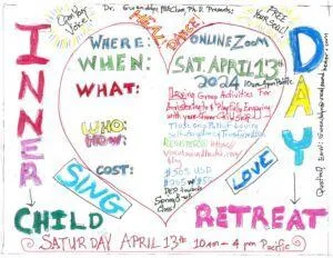 Inner Child Online Day Retreat Spring Season: Saturday April 13th 2024 Flyer.4.13.24.InnerChildDayRetreat 300x232